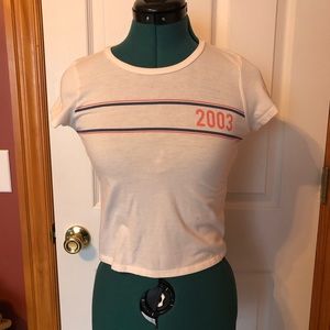 Cropped baby T-shirt